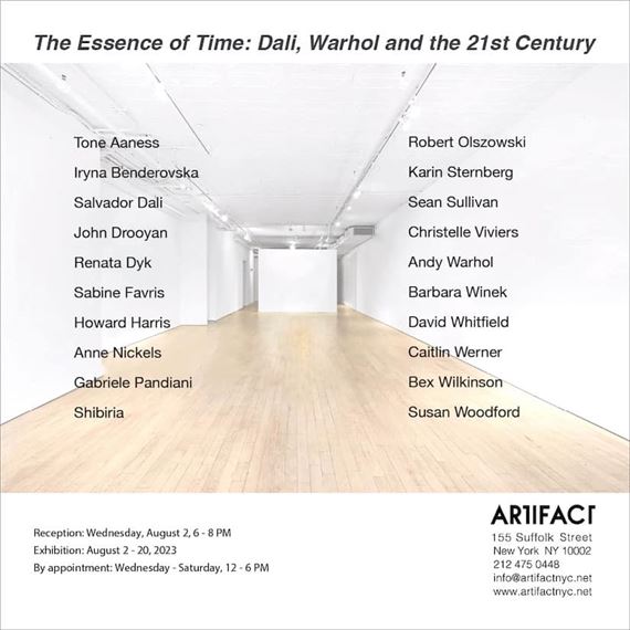 Group exhibition ’Essence of Time: Dali, Warhol and the 21st Century’, New York, gallery «Artifact»
